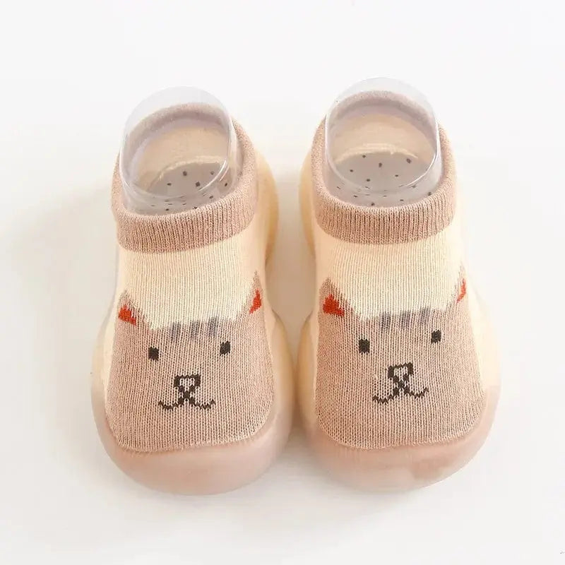 Chaussons chaussettes bebe Chat Chaussly