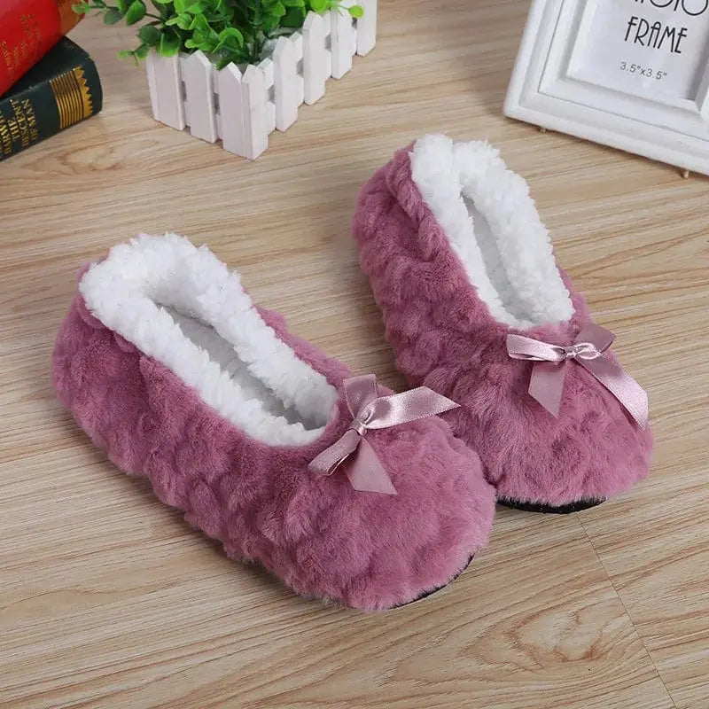 Chaussons femme à nœud - Chaussly
