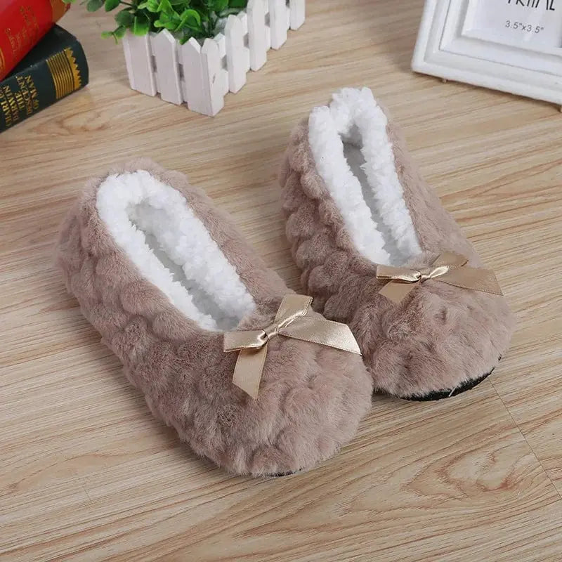 Chaussons femme à nœud - Chaussly