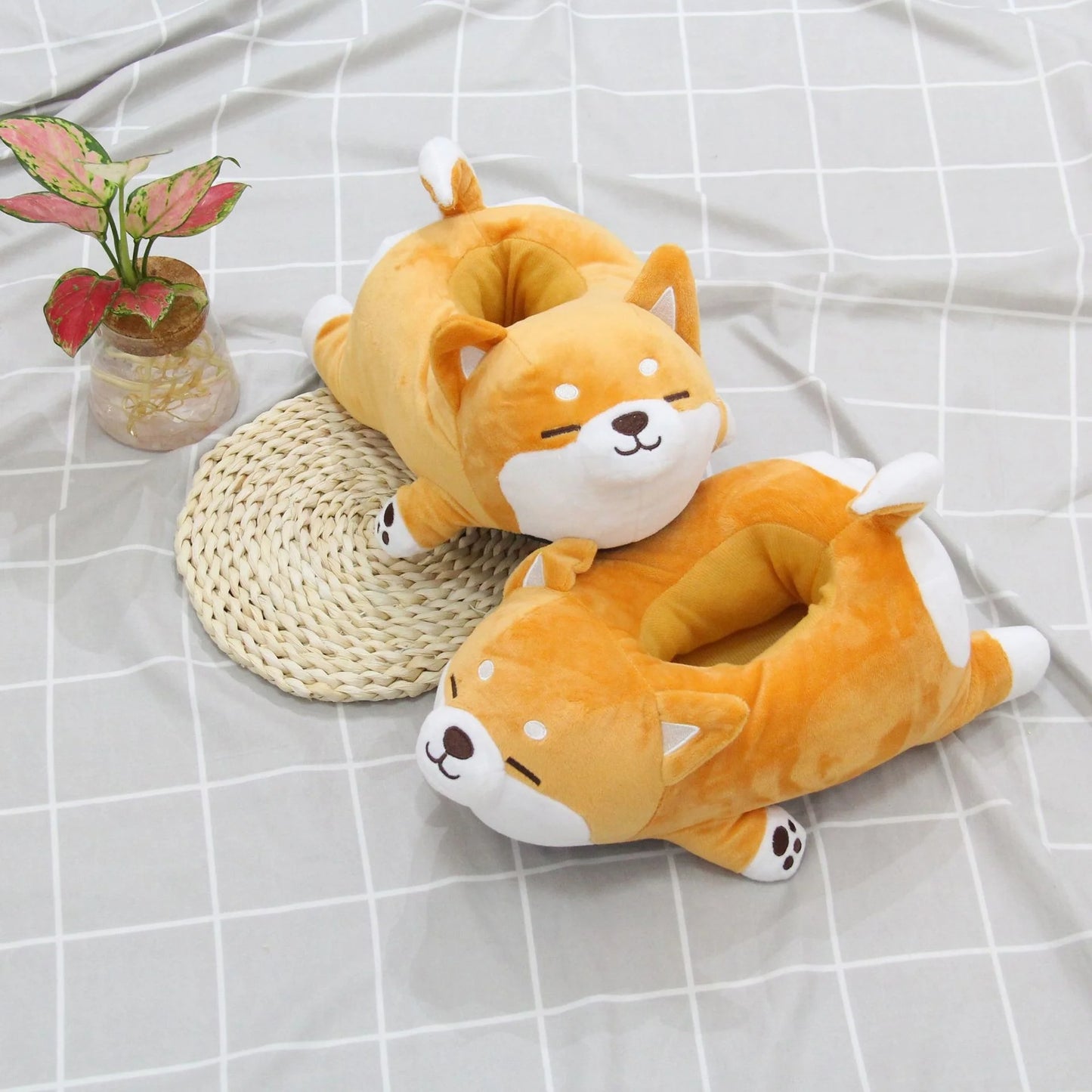 Chaussons animaux rigolo | Chien kiba - Chaussly