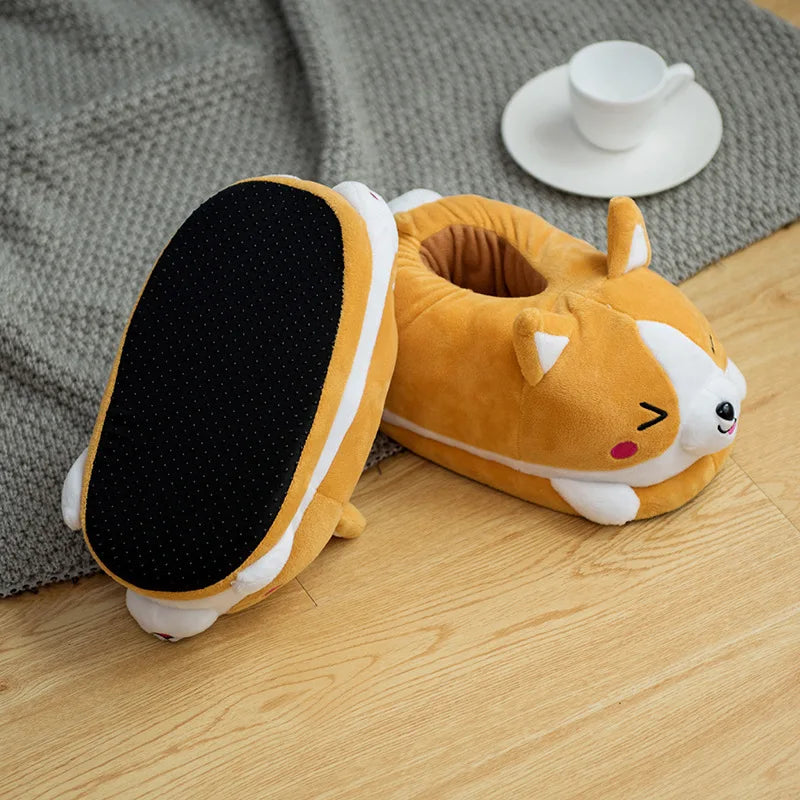 Chaussons animaux adultes | Chien kawaï