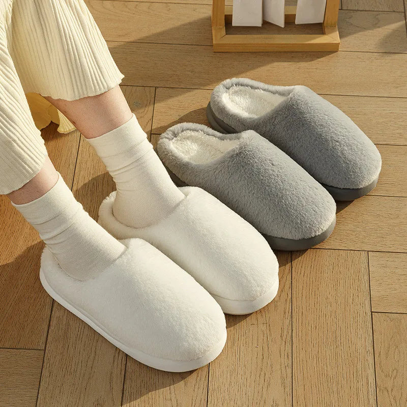 Chaussons en peluche pour femme | Double fourrure