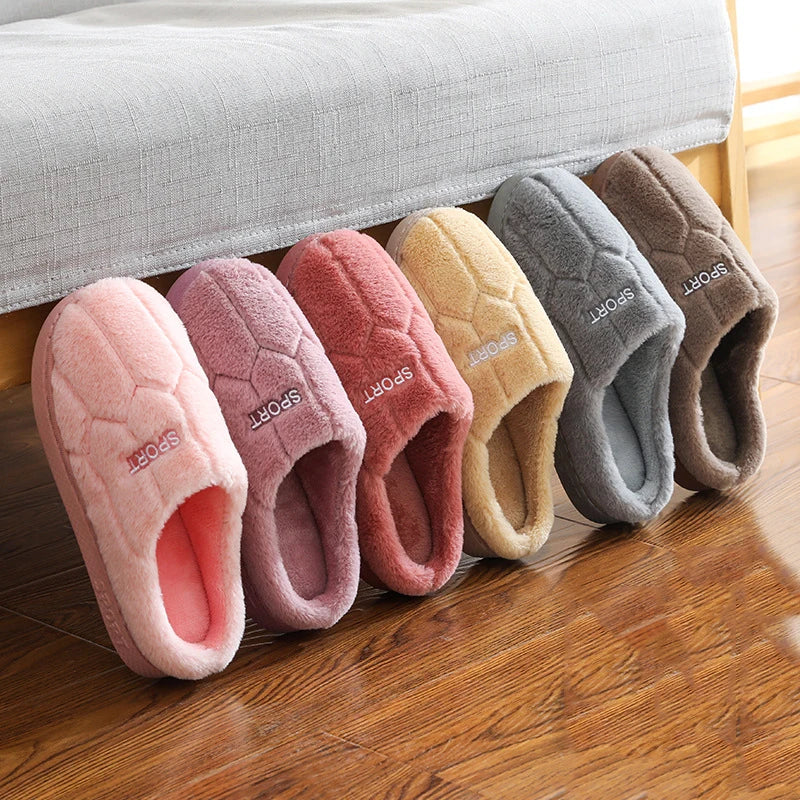 Chaussons homme peluche | Sport gris