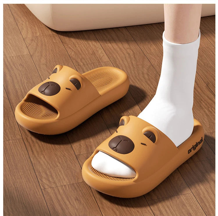 Claquettes animaux | Capybara café