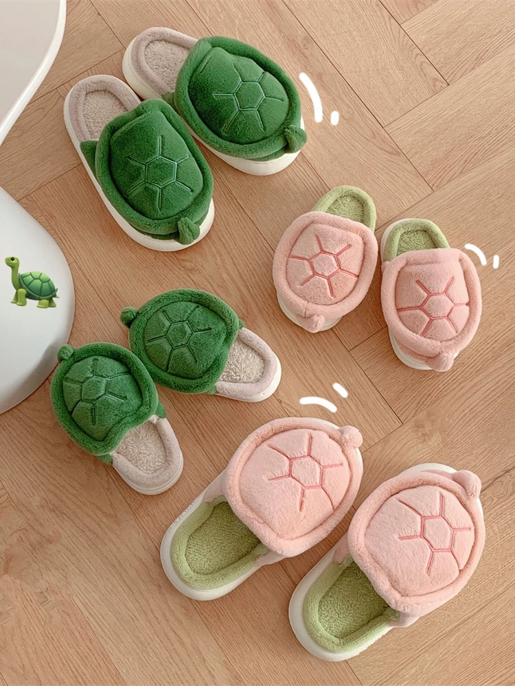 Chaussons animaux | Carapace de tortue rose