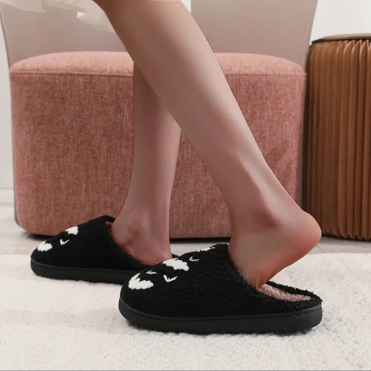 Chaussons Halloween | Chauve-souris noir - Chaussly