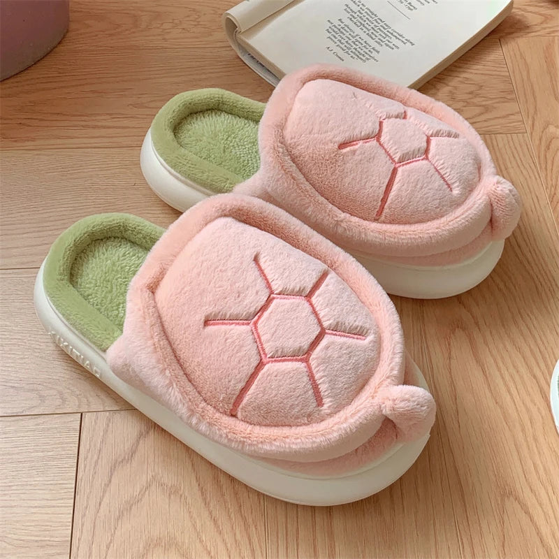 Chaussons animaux | Carapace de tortue rose