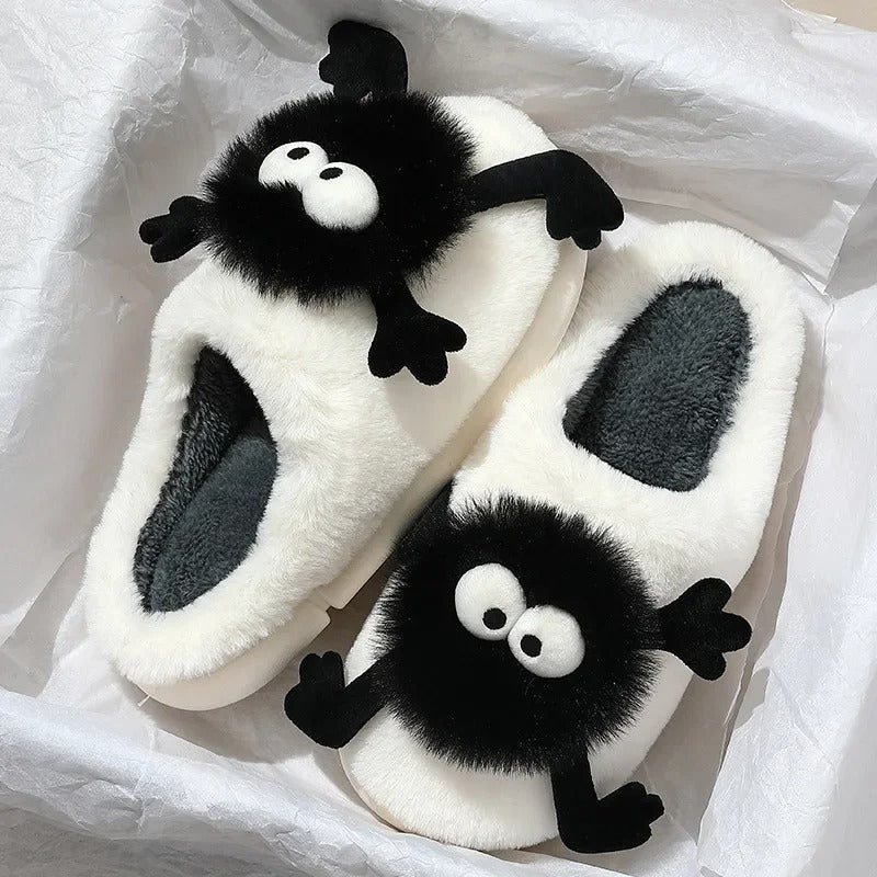 Chaussons rigolo | Boule de poils