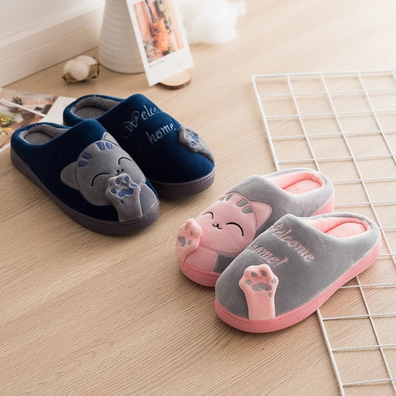 Chaussons femme mules | Chat