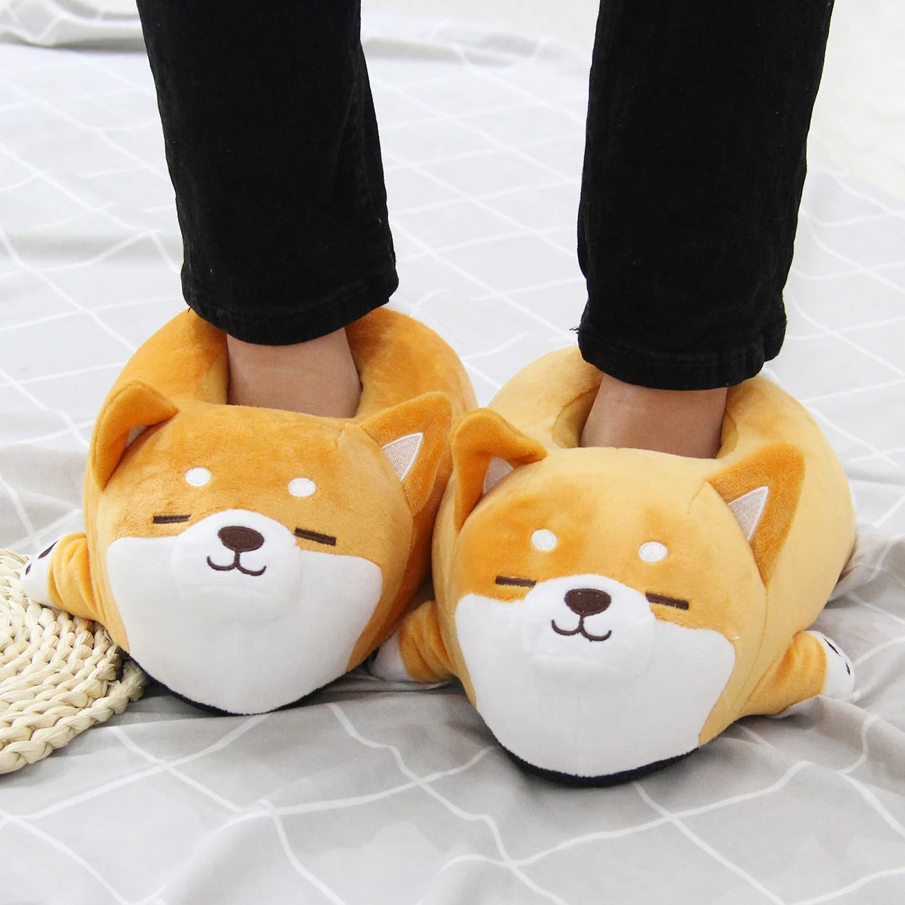 Chaussons animaux rigolo | Chien kiba - Chaussly