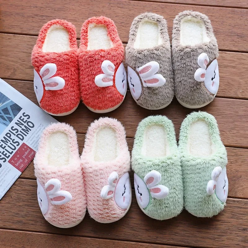 Chaussons fille mules | Tête de lapin