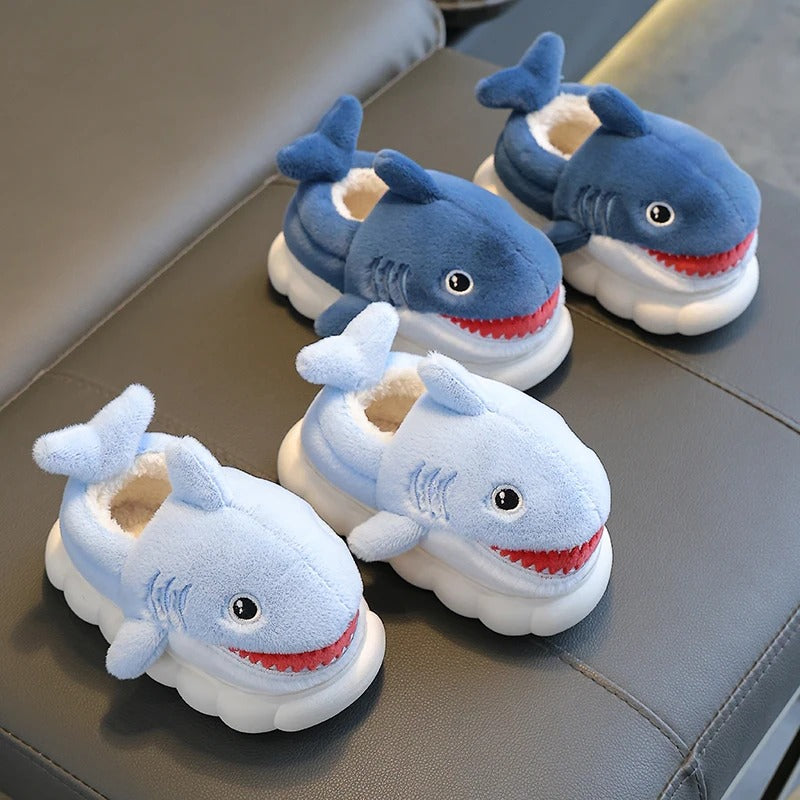 Chaussons animaux enfant | Requin bleu