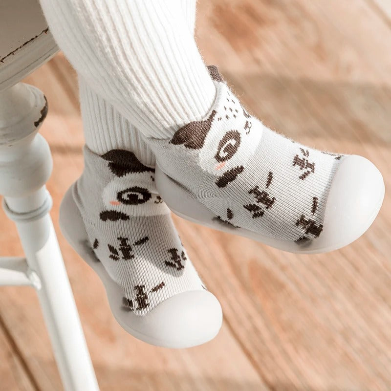 Chaussons chaussettes bébé | Chien
