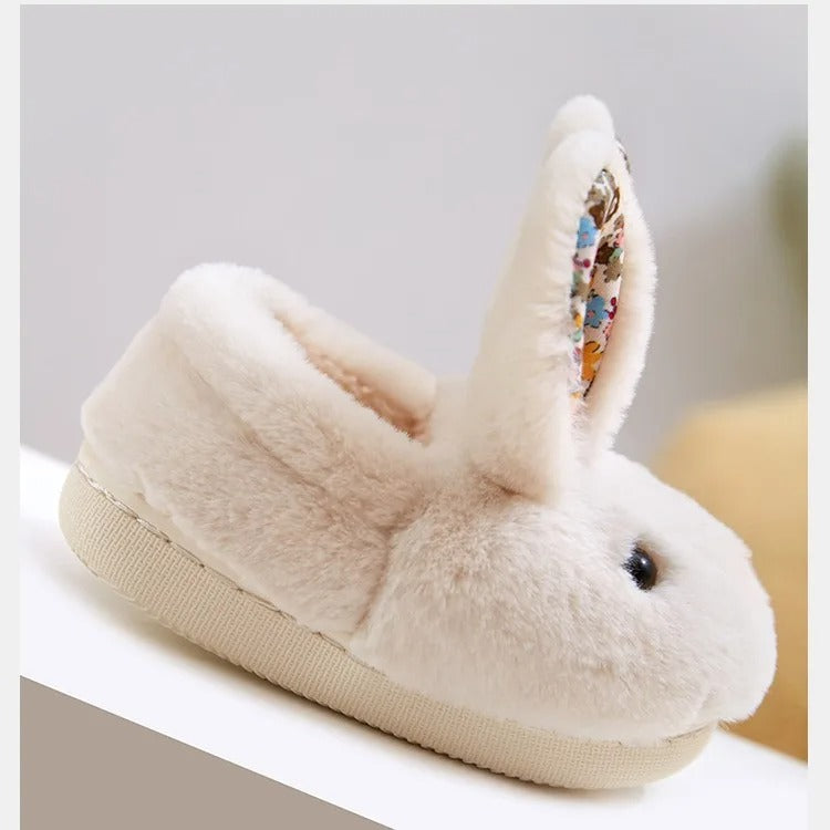 Chaussons animaux enfant | Lapin gris