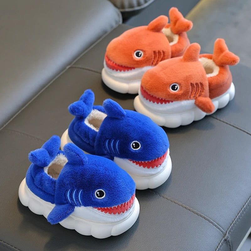 Chaussons animaux enfant | Requin bleu