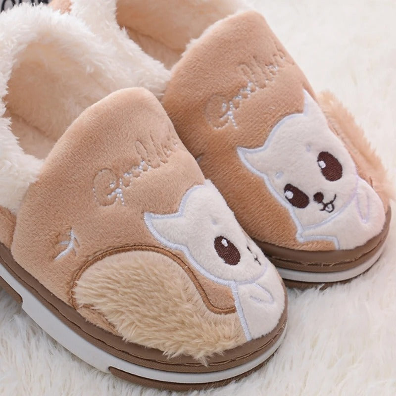 Chaussons charentaises | Ecureuil marron