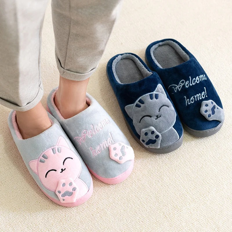 Chaussons femme mules | Chat