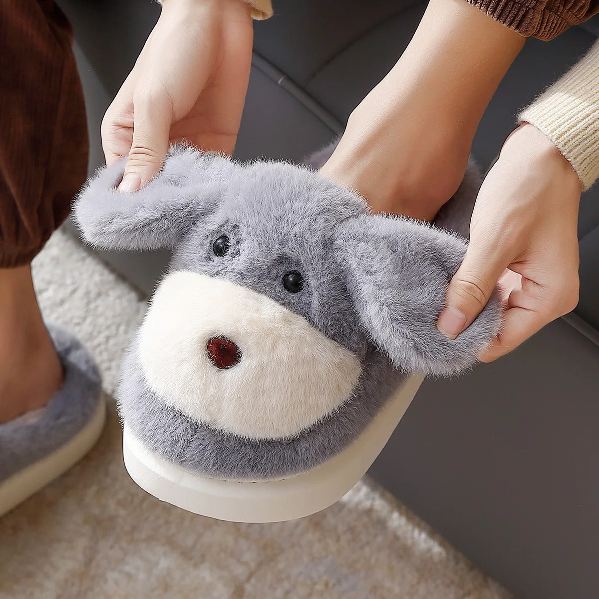 Chaussons animaux pour adultes | Chien