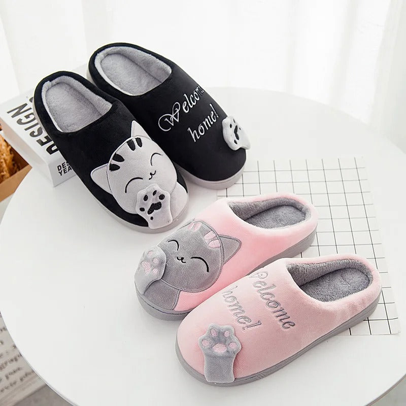 Chaussons femme mules | Chat
