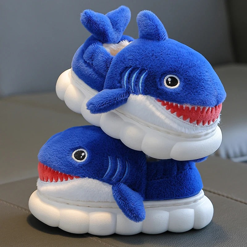 Chaussons animaux enfant | Requin bleu