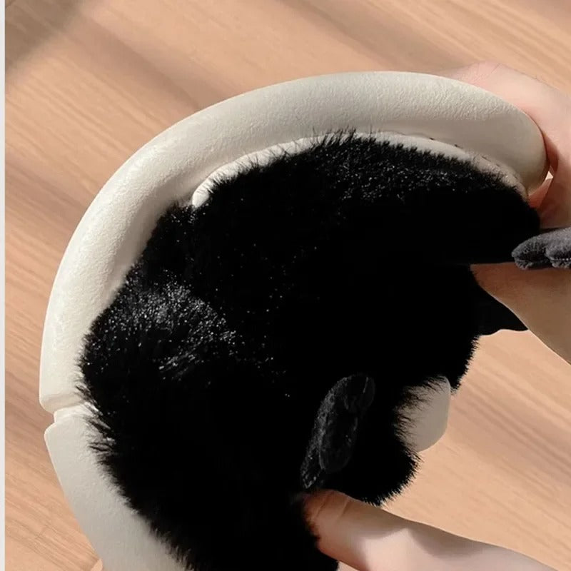Chaussons rigolo | Boule de poils