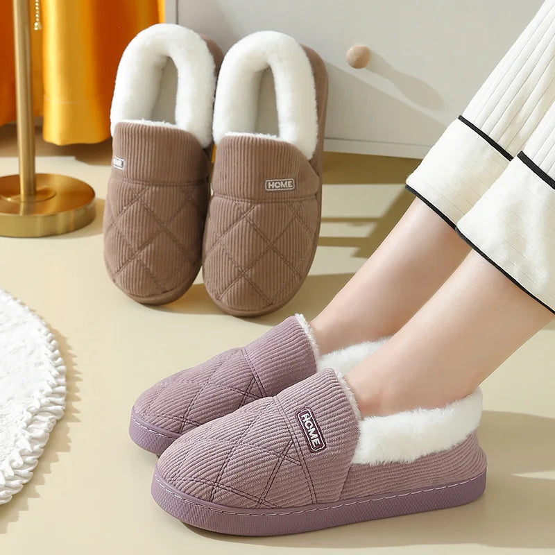 Chaussons charentaises | Mixte peluche