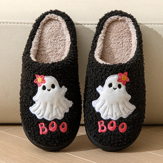 Chaussons Halloween | Fantôme Boo - Chaussly