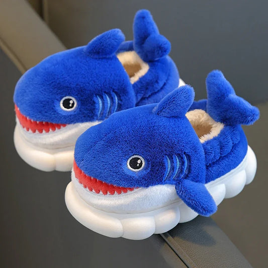 Chaussons animaux enfant | Requin bleu - Chaussly