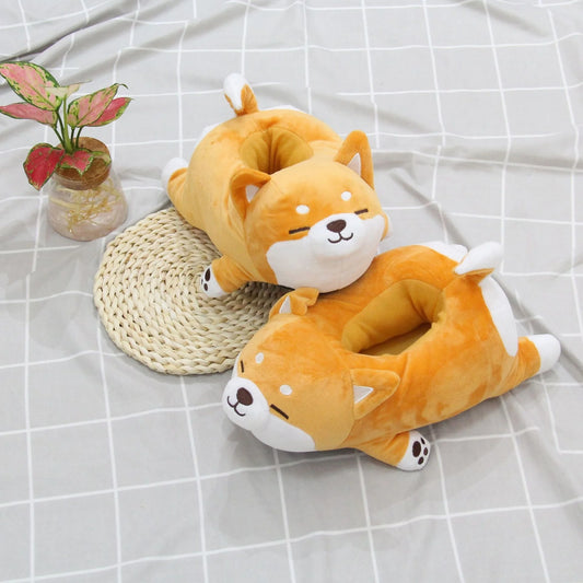 Chaussons animaux rigolo | Chien kiba - Chaussly
