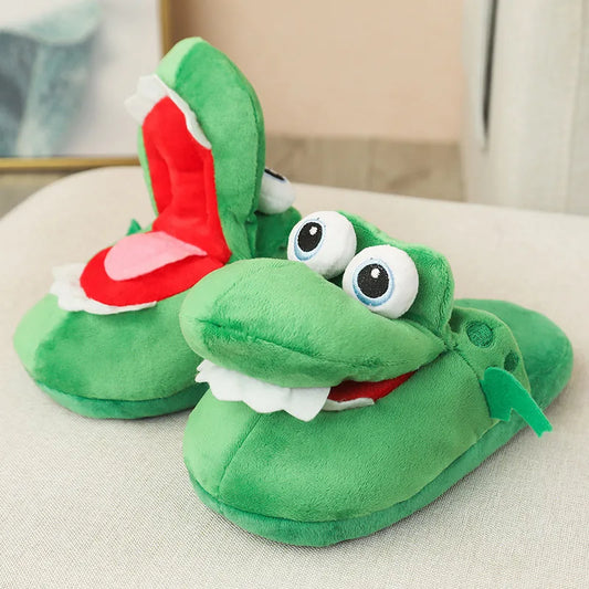 Chaussons rigolo | Crocodile glouton - Chaussly
