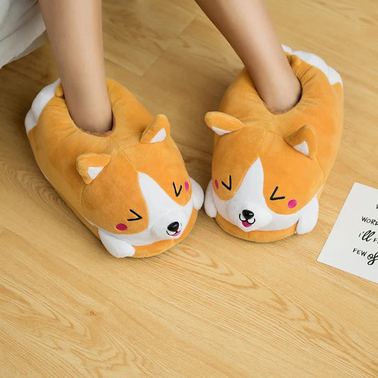 Chaussons animaux adultes | Chien kawaï