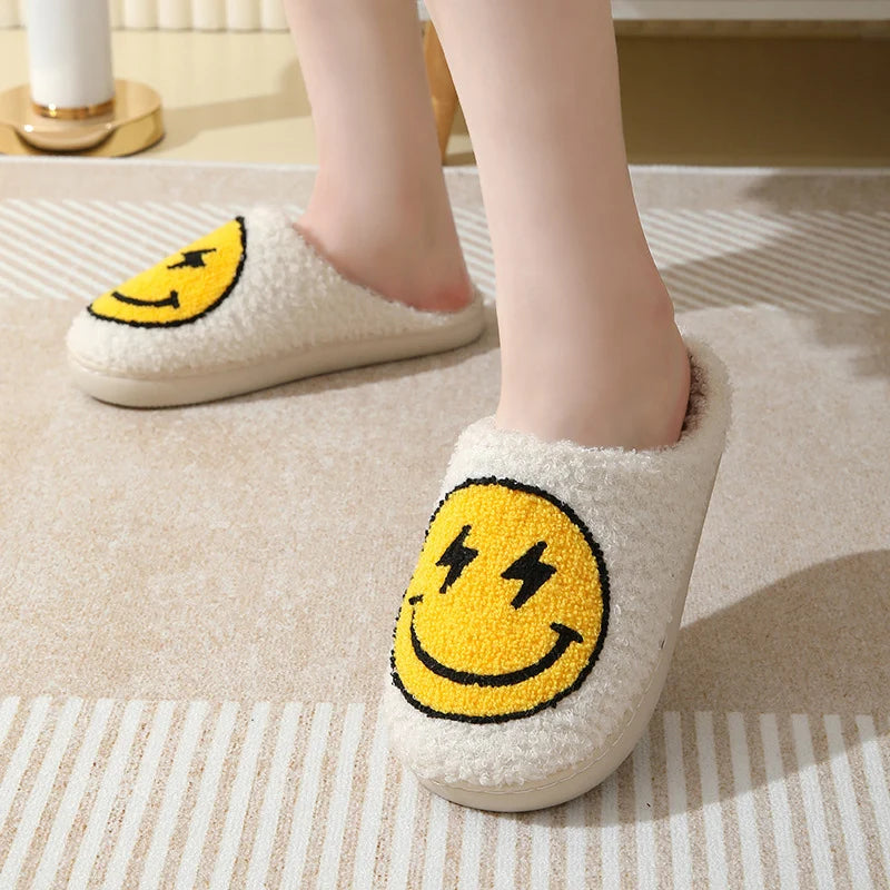 Chaussons emoji | Smiley éclair - Chaussly