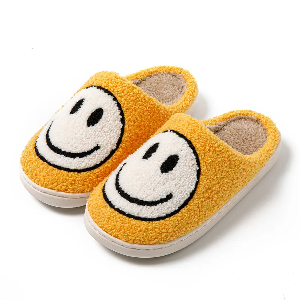 Chaussons emoji | Smiley blanc classique