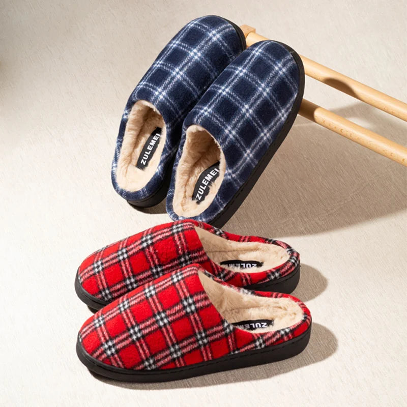 Chaussons homme | Tartan écossais - Chaussly