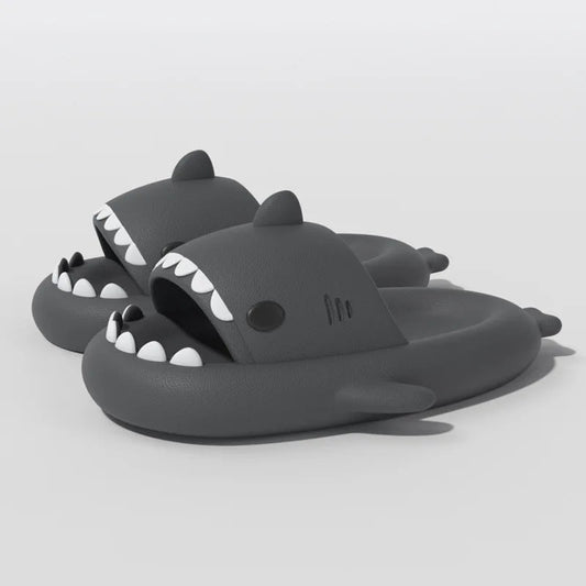 Claquettes mixtes antidérapantes | Requin gris foncé