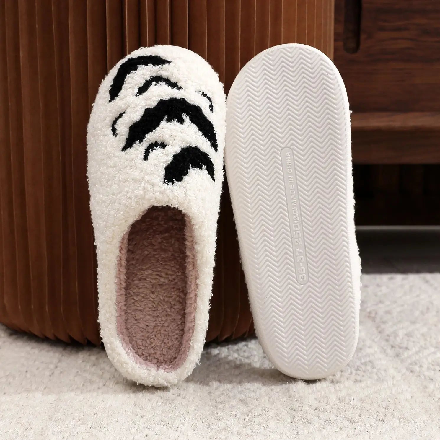 Chaussons Halloween | Chauve-souris blanc - Chaussly