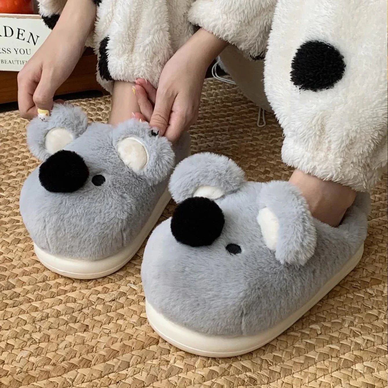 Chaussons animaux koala