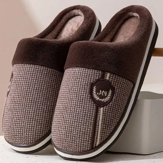 Chaussons homme mules | Elégance marron - Chaussly