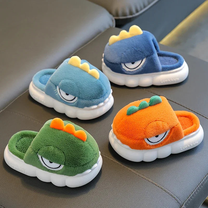 Chaussons rigolo enfant | Dinosaure - Chaussly