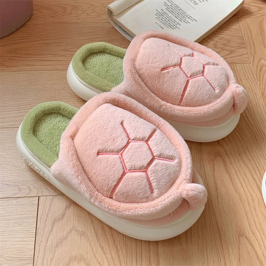 Chaussons animaux | Carapace de tortue rose