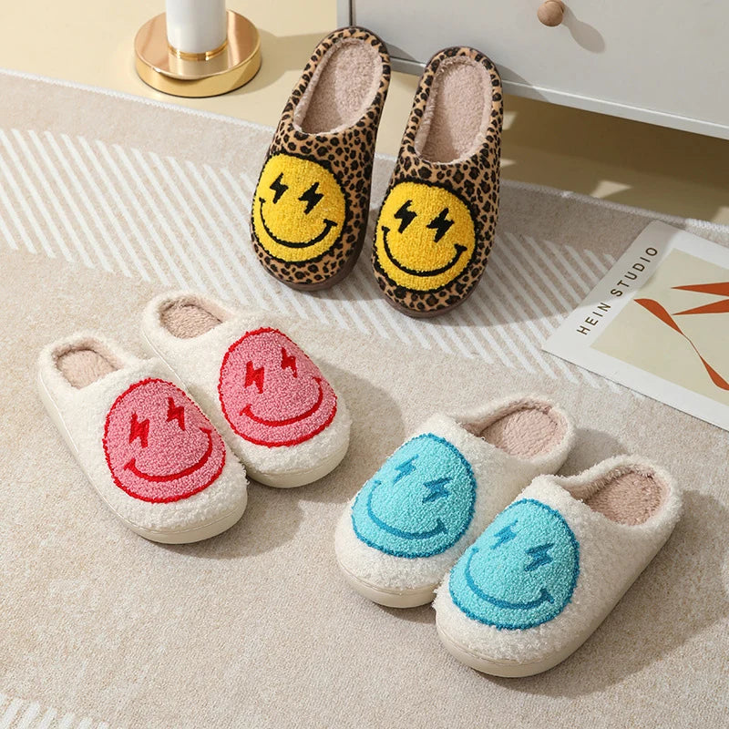 Chaussons emoji | Smiley éclair - Chaussly