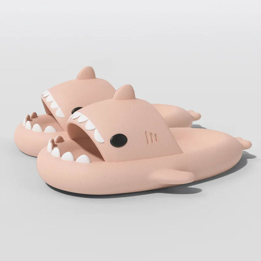 Claquettes mixtes antidérapantes | Requin rose