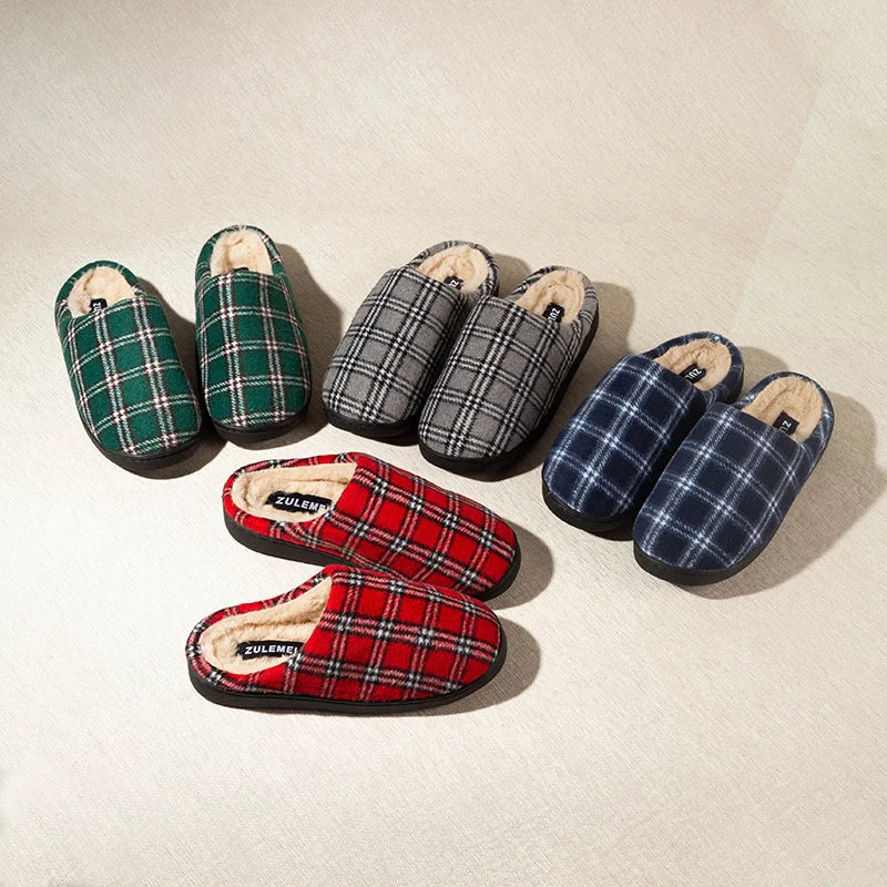 Chaussons homme | Tartan écossais - Chaussly