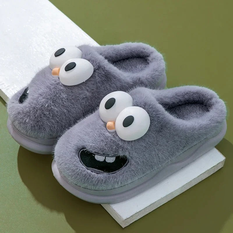 Chaussons rigolo homme | Bonhomme poilu