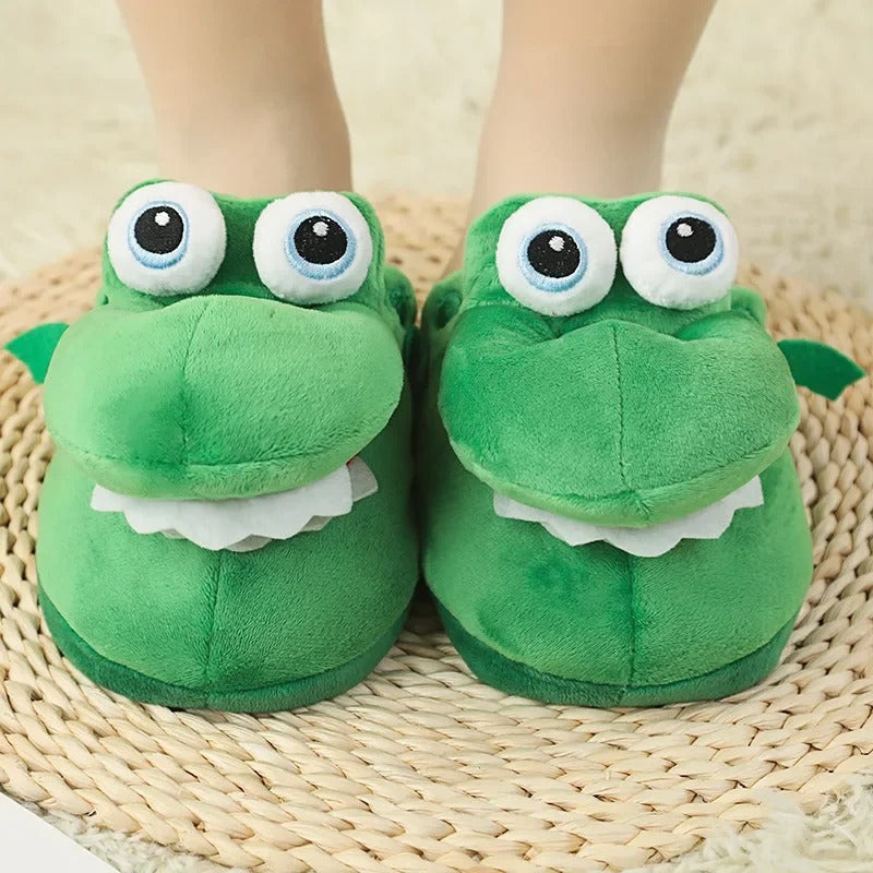 Chaussons rigolo | Crocodile glouton