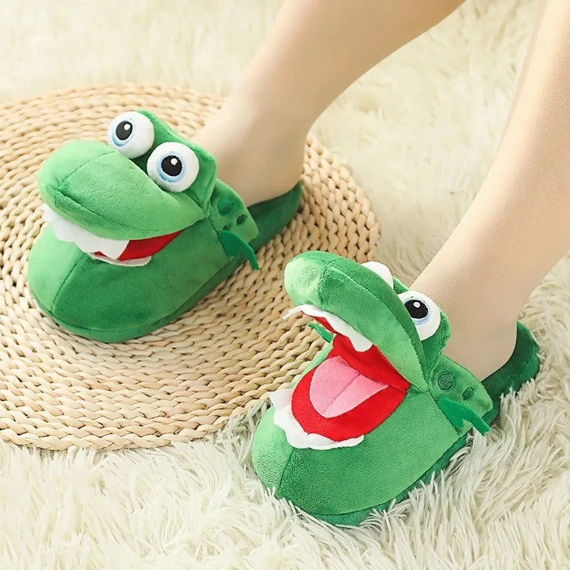 Chaussons rigolo | Crocodile glouton