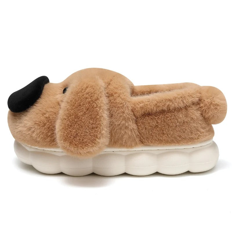 Chaussons animaux en peluche | Chien