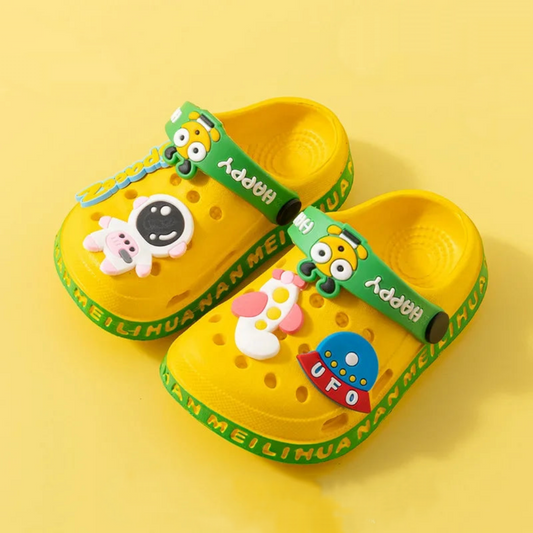 Claquettes enfant | Astronaute jaune