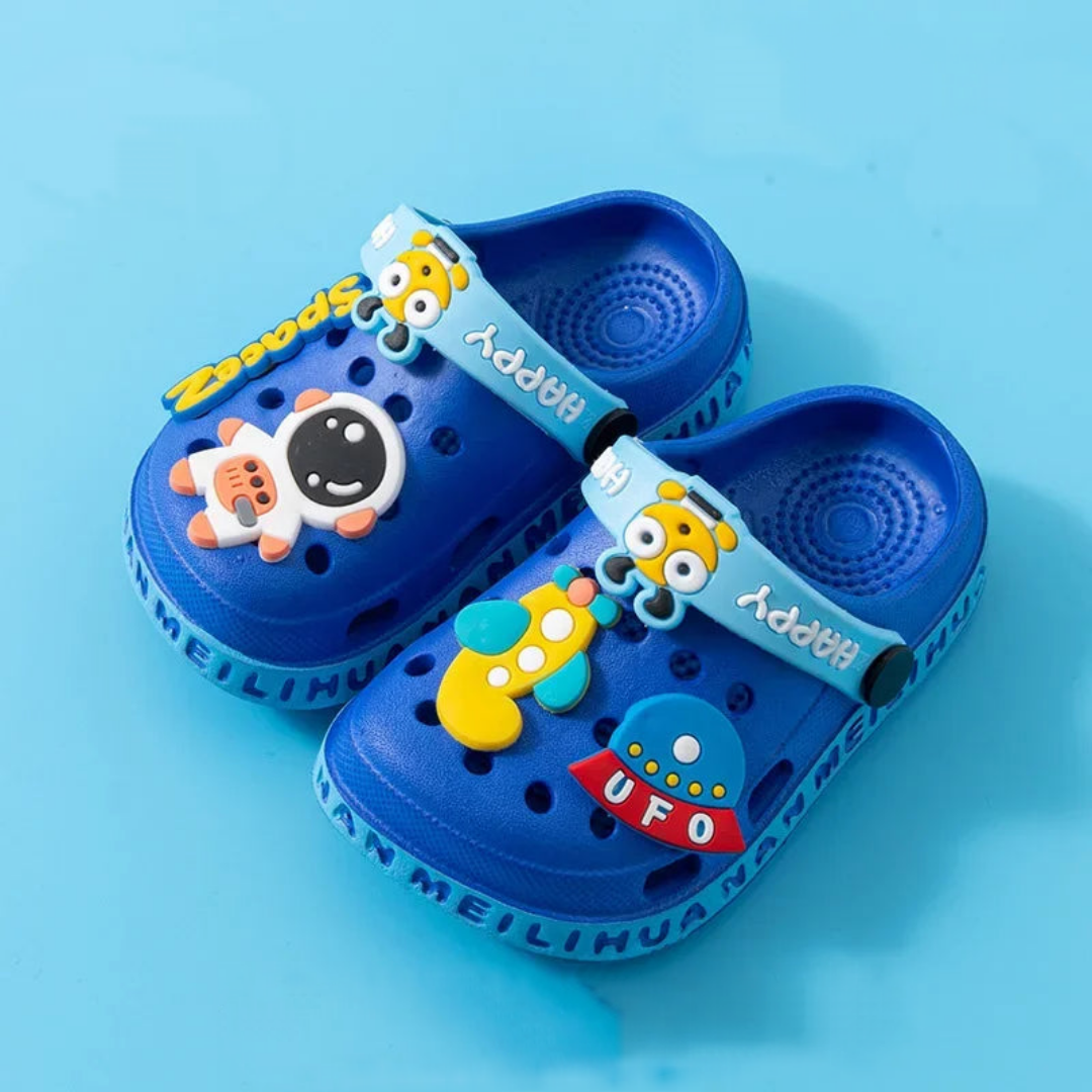 Claquettes garçon | Astronaute bleu