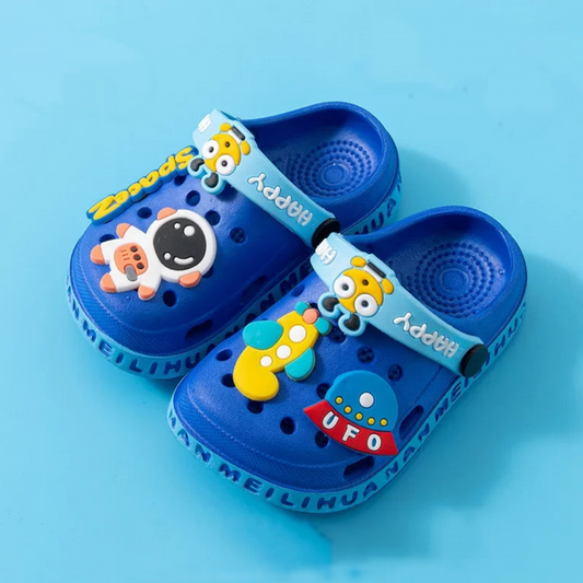 Claquettes garçon | Astronaute bleu